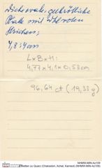 Etiketten zu Quarz (Chalcedon, Achat, Karneol) (NHMW-MIN-Az109)